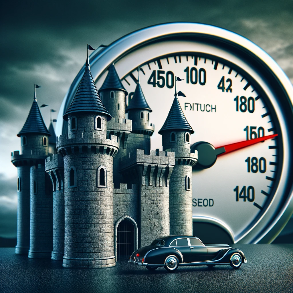 Castle and Speedometer - Symbolizing Security and Speed with SSGs
