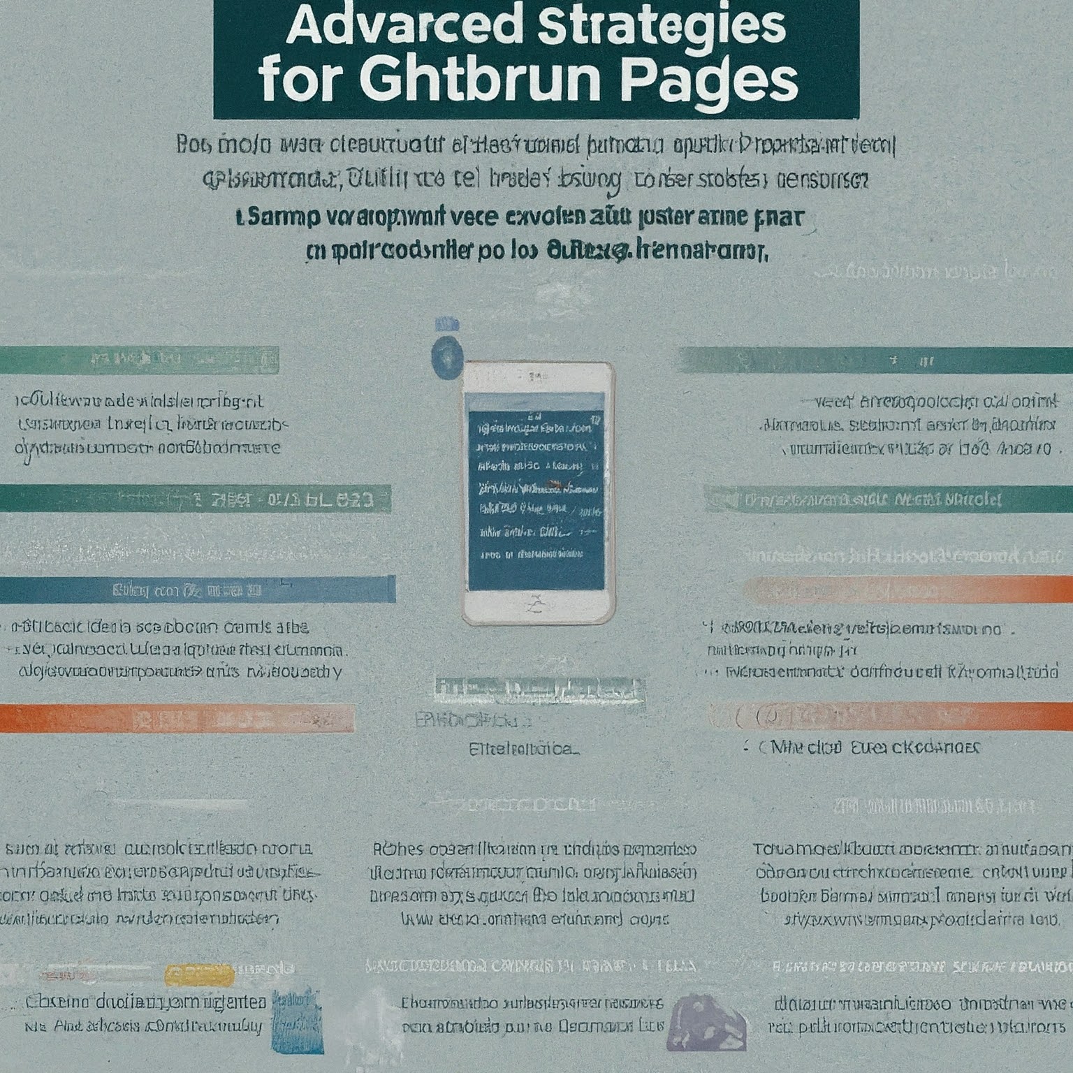 Creating SEO-Friendly Content for GitHub Pages Infographic
