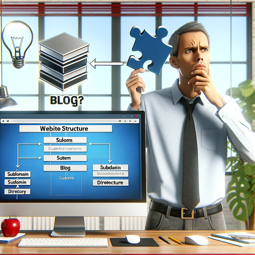 Web developer puzzled over blog integration, comparing subdomain and directory for SEO and user experience